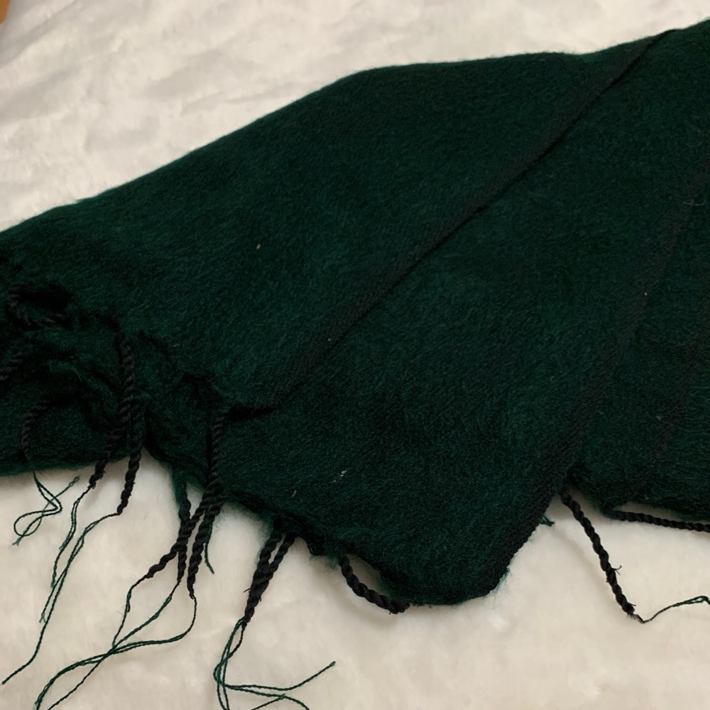 Handmade unique woolen cotton blend scarf